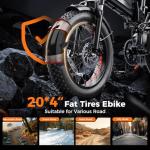 Heybike Mars 3.0 Foldable Electric Bike with 70+ Mile Range