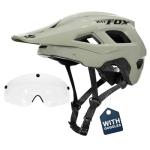 BATFOX Mountain Bike Helmet with Goggles