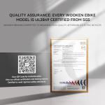 Wooken 1000W Electric City Cruiser Bike