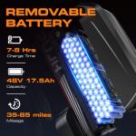 PUJH 2000W Electric Bike for Adults, 32 MPH