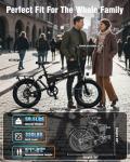 Jasion EB7 20" Foldable Fat Tire Electric Bike
