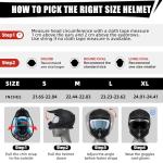 Triangle Full Face Dirt Bike Helmet with Goggles