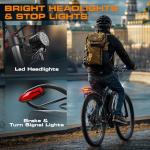 PUJH 2000W Electric Bike for Adults, 32 MPH