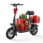 UrbanMax Electric Scooter with Seat and Storage