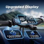 HopCycle 750W Electric Bike - 60 Miles Range