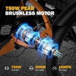 Qlife Triker 750W Folding Electric Trike for Adults