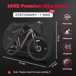 Zettum Waterproof Bike Cover for One Bicycle