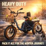 Adult Electric Tricycle with 55-Mile Range