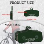 BUCKLOS Ceramic Disc Brake Pads for eBikes