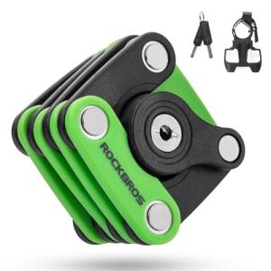ROCKBROS Folding Bike Lock - Anti-Theft Steel
