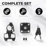 ROCKBROS Folding Bike Lock - Anti-Theft Steel