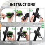 ROCKBROS Folding Bike Lock - Anti-Theft Steel