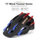 BATFOX Bike Helmet for Adult Men & Women, Mountain Biking and E-Bikes, MTB Electric Bicycle Helmet for Commuting, Lightweight Mens Womens Cycling Helmet
