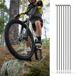 LIOOBO 36Sets Bicycle Spokes Steel Spokes 260mm Spokes for 26 inch Bicycle Rim Bike Spokes and Spokes for Bike Accessories Bike Parts Bike Wheels ebikes Child Road Vehicles Suite