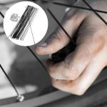 LIOOBO 36Sets Bicycle Spokes Steel Spokes 260mm Spokes for 26 inch Bicycle Rim Bike Spokes and Spokes for Bike Accessories Bike Parts Bike Wheels ebikes Child Road Vehicles Suite