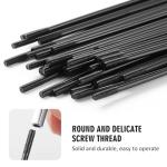 LIOOBO 36Sets Bicycle Spokes Steel Spokes 260mm Spokes for 26 inch Bicycle Rim Bike Spokes and Spokes for Bike Accessories Bike Parts Bike Wheels ebikes Child Road Vehicles Suite