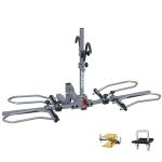 WILDROAD E-Bike Hitch Rack for Car, Quick Release Handle Wobble Free Smart Tilting Bike Rack, Foldable 2-Bike Rack for Standard, Fat Tire and E-Bike, 2-Bike 180 lbs Capacity, Fits 2-inch Receiver