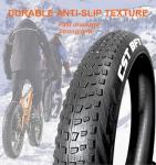 20x4.0 Fat Bike Tire, Replacement Bike Tires with Tube, Foldable Snow Bicycle Tires Kit, High-Performance Puncture Resistant Fat Tire for E-Bikes Mountain Bikes Tire for Street or Trail Riding(1 Set)