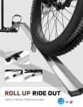 Young Hitch Mount Bike Rack with Ramp, 200 lbs. Capacity for 2 E-Bikes, Fat Tire and Standard, fits Cars, SUVs, RVs, Trailers with 2 Inch Receiver