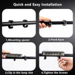 OFFBONDAGE Bike Light Bar for Ebike, 1400 Lumens Super Bright Front Light with 4000mAh Rechargeable Battery, IPX5 Waterproof, 5 Modes Bicycle Headlight for Mountain Bike, Night Riding, Cycling