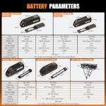 BAFANG 48V 750W/500W Ebike Conversion Kit, Rear Wheel Hub Motor Kit with Display & Battery（Option）, for 20" 26" 27.5" 700C 29" MTB Road Bike, Waterproof, DIY Electric Bicycle Conversion Kit