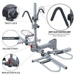 WILDROAD E-Bike Hitch Rack for Car, Quick Release Handle Wobble Free Smart Tilting Bike Rack, Foldable 2-Bike Rack for Standard, Fat Tire and E-Bike, 2-Bike 180 lbs Capacity, Fits 2-inch Receiver