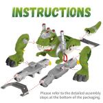 Dinosaur Ride On Toy Cars for Kids, Toddler Electric Ride On Toys with Music, Light & Smoke, Preschool Kids Scooter Foot-to-Floor Walker Indoor Outdoor, Christmas Birthday Gifts for Boys Age 3 4 5
