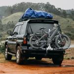 WILDROAD E-Bike Hitch Rack for Car, Quick Release Handle Wobble Free Smart Tilting Bike Rack, Foldable 2-Bike Rack for Standard, Fat Tire and E-Bike, 2-Bike 180 lbs Capacity, Fits 2-inch Receiver