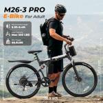 VARUN Electric Bike for Adults - Peak 750W Motor Folding Ebikes, Foldable Electric Bike with 48V Removable Battery, Up to 20+MPH 50 Miles, Dual Disc Brake & Dual Hydraulic Suspension