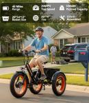 NOMIGO 500W Electric Adult Tricycle E-Bike