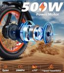 NOMIGO 500W Electric Adult Tricycle E-Bike