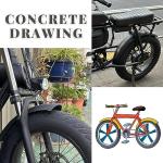 Fat Bike Fender Front and Rear Fender Set for Fat Tire Bike Wings Full Coverage Set for E-Bike Mountain Bike (Black, 26x4.0 INCH)