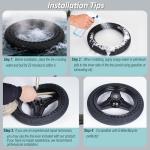 14x2.125 Solid Tire - 14 Inch 14x2.125 Electric Bike Tubeless Tire for E-Bike, E-Scooter and Electric Folding Bike - Rear/Front Wheel Replacement - Airless - Puncture-Proof - 1 Pack