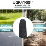 14x2.125 Solid Tire - 14 Inch 14x2.125 Electric Bike Tubeless Tire for E-Bike, E-Scooter and Electric Folding Bike - Rear/Front Wheel Replacement - Airless - Puncture-Proof - 1 Pack