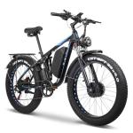Peak 3000W All-Terrain Electric Bike - Blue