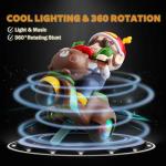 victob 360° Rotating Stunt Trike Toy Car, Electric Motorcycle Toy with Music & Lights, Fun Interactive Musical Toys for Toddlers Kids, Gifts for Christmas Birthday Party