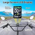 NARRAK Electric Tricycle for Adults,Fat Tire Folding Electric Trike,3 Wheels Electric Bicycle Bikes, Peak 700W Step-Thru Etrike with 468WH Removable Battery and Large Basket for Women Men (Green)