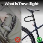 Heavy-Duty U Lock for Bike & E-Bike – Anti Bolt Cutter Steel Bike Lock with Frame Mount, Secure Urban Commuter Bicycle Lock, Includes Steel Cable for Wheel Security