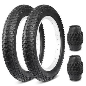 2er-Pack 16x3.0Inch E-Bike Tire (76-305) 35 P.S.I Heavy Duty Foldable Tires Wear-Resistant Bicycle Tires for Electric Bike/Scooter/Fat Bike
