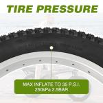 2er-Pack 16x3.0Inch E-Bike Tire (76-305) 35 P.S.I Heavy Duty Foldable Tires Wear-Resistant Bicycle Tires for Electric Bike/Scooter/Fat Bike