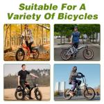 2er-Pack 16x3.0Inch E-Bike Tire (76-305) 35 P.S.I Heavy Duty Foldable Tires Wear-Resistant Bicycle Tires for Electric Bike/Scooter/Fat Bike