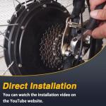 2 Sets Universal Torque Arm Conversion Kit Compatible with E-Bike Front or Rear Hub Motor Installations,Electric Bicycle Maintenance Tool