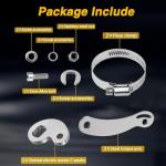 2 Sets Universal Torque Arm Conversion Kit Compatible with E-Bike Front or Rear Hub Motor Installations,Electric Bicycle Maintenance Tool