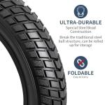 2-PCS 26" Heavy Duty Fat E-Bike Tires 26 x 4.0/98-559 and 26"x4.0" Heavy Duty Bike Tubes Scharder Valve Compatible with 26x4.0 26x4 E-Bike All-Terrain Directional Tread Bicycle Tires and Tubes(Y-1140)