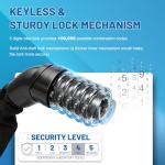 APECYC Heavy Duty 5FT Bike Lock with Combination