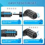 APECYC Heavy Duty 5FT Bike Lock with Combination