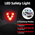 AUMENTAR Adjustable E-Bike Helmet with LED Light