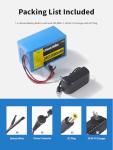 24V 10Ah Lithium Battery with Charger for Kids
