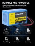24V 10Ah Lithium Battery with Charger for Kids