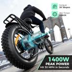 Jasion X-Hunter Electric Bike with Fat Tires